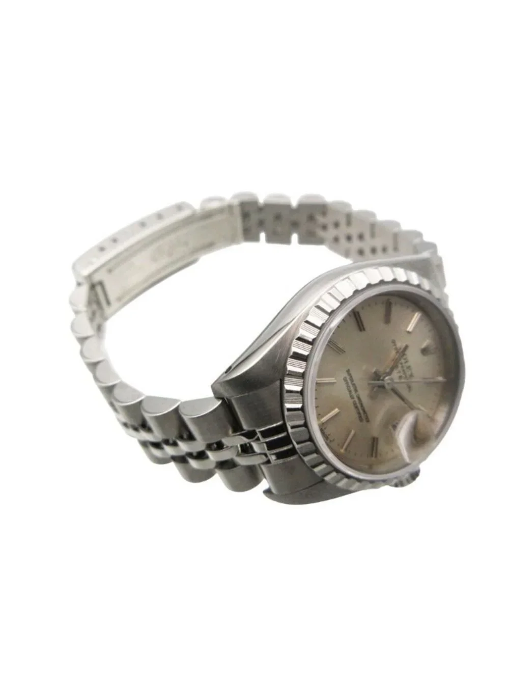 Rolex Watch Oyster Perpetual Date Automatic Winding Silver Dial Jubilee
